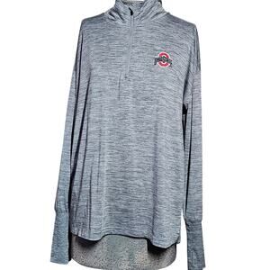 Ohio State Quarter Zip Long Sleeve Top Size XL